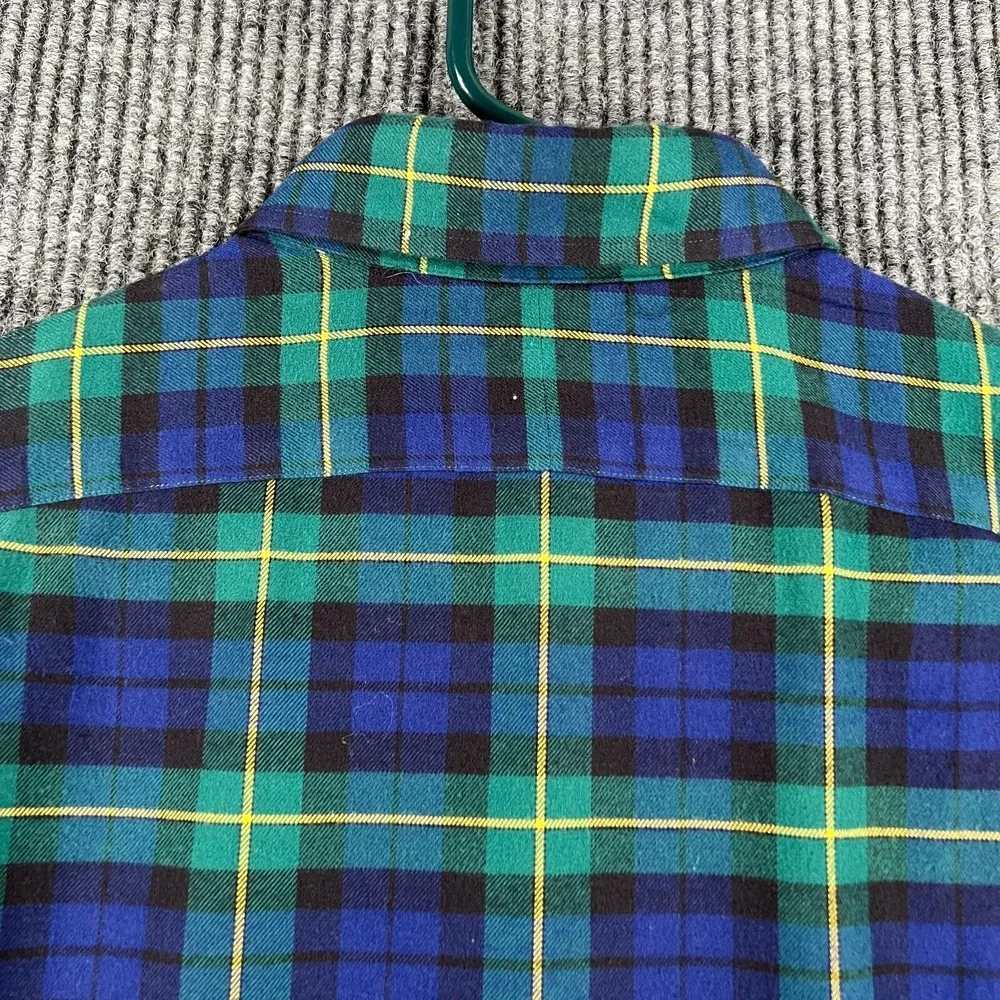Polo Ralph Lauren Shirt Mens Blackwatch Plaid Long Sleeve Button Up Casual